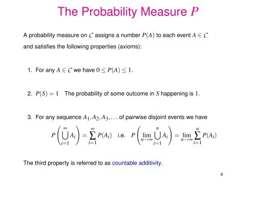 Elements of Statistical Methods Probability (Ch 3) - Statistics