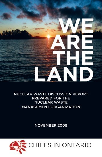 nuclear waste discussion report - Chiefs of Ontario
