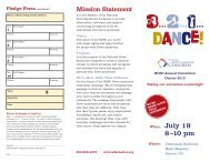 1â¦ Dance! Brochure & Pledge Sheet - National Down Syndrome ...