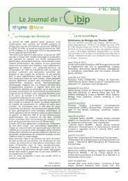 Journal NÂ°21.indd - INRA Montpellier