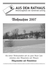 Mitteilungsblatt Lenting 2007/II