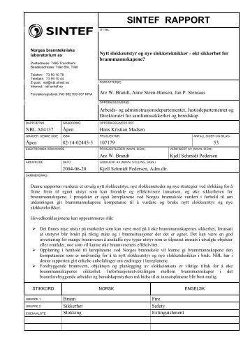 Last ned PDF - Direktoratet for samfunnssikkerhet og beredskap