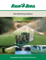 Rain Bird Pump Stations - Golf Ventures