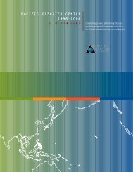PACIFIC DISASTER CENTER 1996-2006