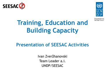 Training, Education, and building capacity - Presentation of ...