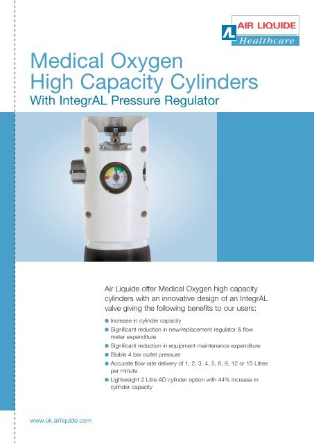 Medical Oxygen IntegrAL Valve Brochure - Air Liquide UK