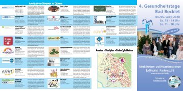 Anreise • Stadtplan •Parkmöglichkeiten - Bäderland Bayerische Rhön