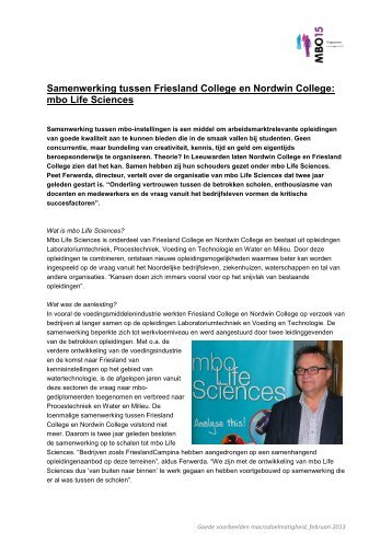 Samenwerking Friesland College en Nordwin College.pdf - MBO15