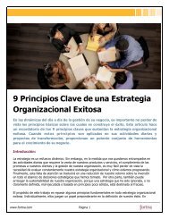 9 Principios Clave de una Estrategia Organizacional Exitosa - Fortna