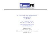 Kommunikation in Krisensituationen - Dr. Viktor Bauer