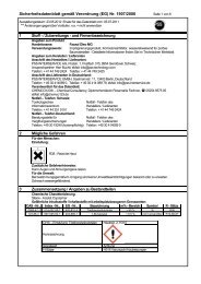 Sicherheitsdatenblatt Faceal Oleo MG - pss-interservice.ch