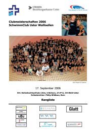 Clubmeisterschaften 2006 SchwimmClub Uster Wallisellen 17 ...