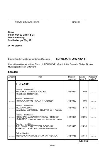 1. KLASSE