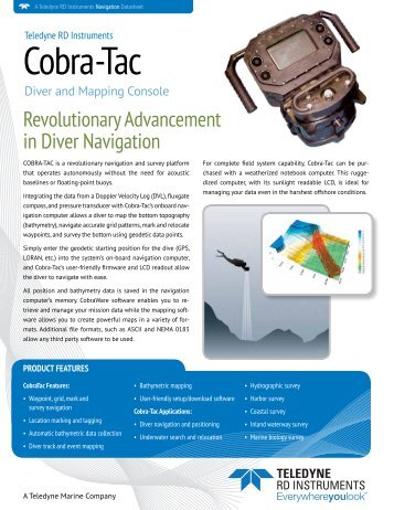 Cobra-Tac - RD Instruments