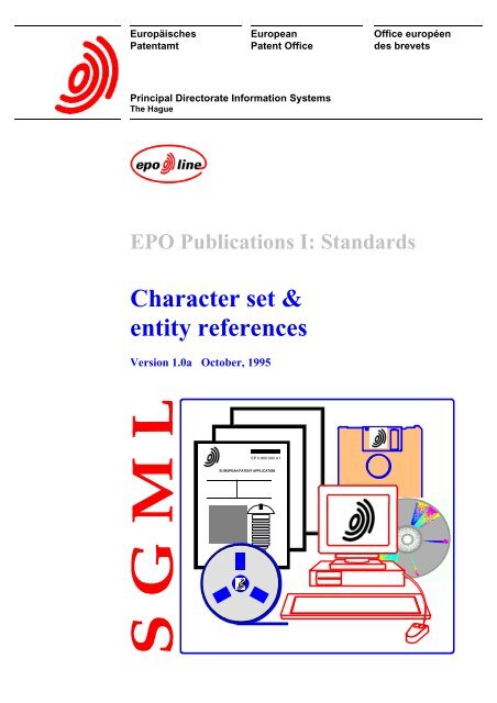 Character set & entity references - EPO