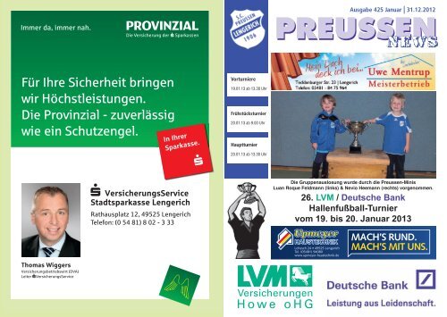 Gruaÿwort Gruaÿwort Des Sc Preussen 06 Lengerich