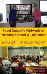 FSN 2010 â 2011 Annual Report - The Food Security Network of ...