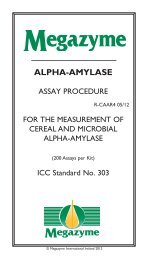 ALPHA-AMYLASE - Megazyme