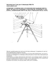 Istruzioni per l'uso per il telescopio 900-76 www.seben.com