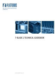 T-BLADE 2 TECHNICAL GUIDEBOOK - T-Platforms