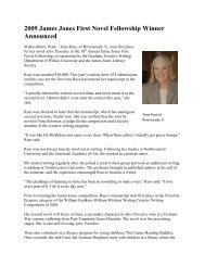 2009: Tena Russ - the Web Pages of the James Jones Literary Society