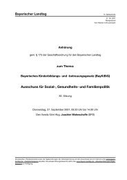 Ausschuss für Sozial-, Gesundheits- und Familienpolitik