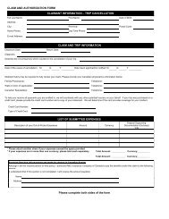 CLAIM AND AUTHORIZATION FORM CLAIMANT ... - RBC Insurance