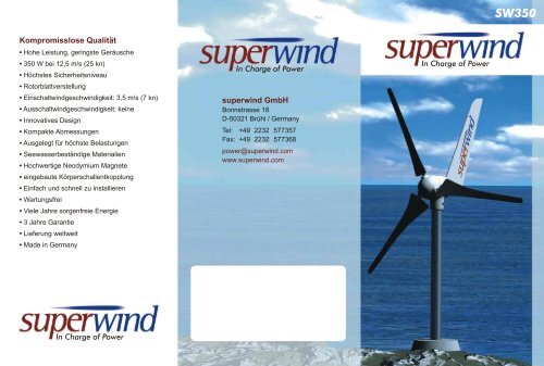 Datenblatt Superwind 350 - Solarbag-Shop