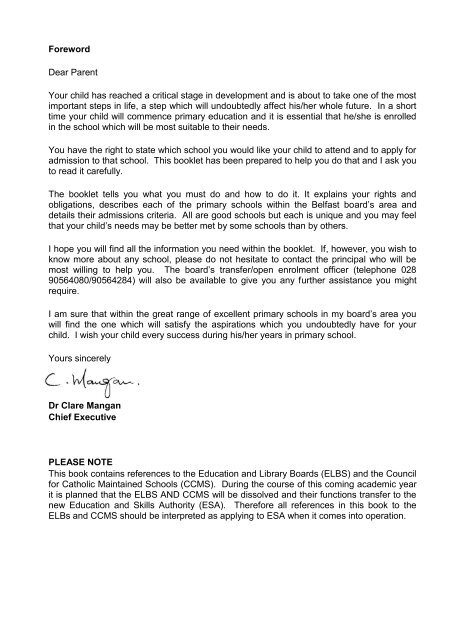 Foreword Dear Parent Your Child Has Reached A Critical Stage In