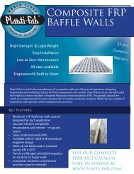 Composite FRP Baffle Walls - Plasti-Fab, Inc.
