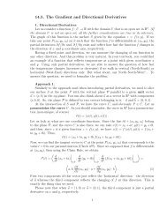 Lecture Notes 14.5. The Chain Rule