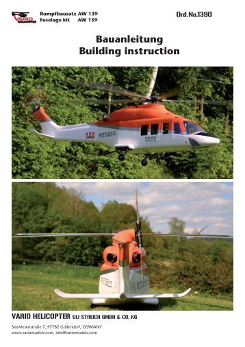 Bauanleitung Building instruction - Vario Helicopter