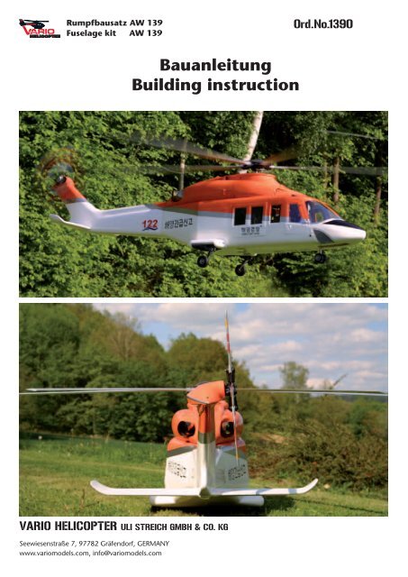 Bauanleitung Building instruction - Vario Helicopter