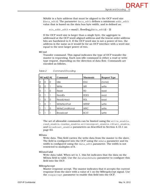 OCP Specification 3.1 - OCP-IP