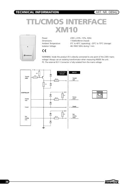 Marmitek X-10 product guide Marmitek X-10 product guide