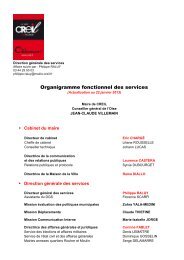 Organigramme fonctionnel des services - Ville de Creil