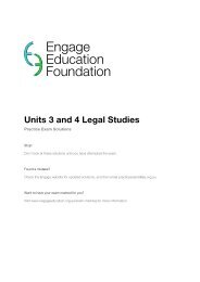 Unit 3 Legal Studies - Solutions - Engage Education Foundation