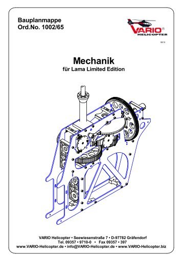 Mechanik für Lama Limited Edition ... - Vario Helicopter