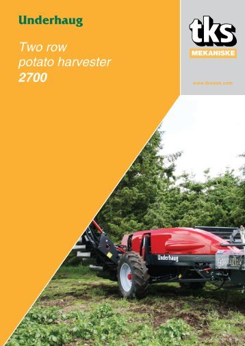 Two row potato harvester 2700 - TKS AS