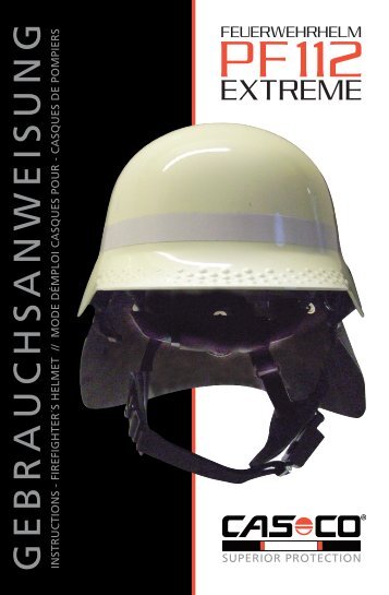 Gebrauchsanweisung fÃ¼r den PF112 - Casco