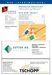 Stadtmusik Altstätten - Stadtmusik SG