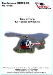 Bauanleitung für Hughes 300 Benzin - Vario Helicopter