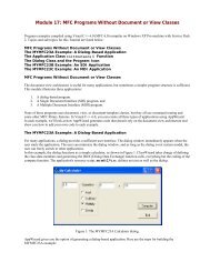 MFC Programs Without Document or View Classes - Tenouk C & C++