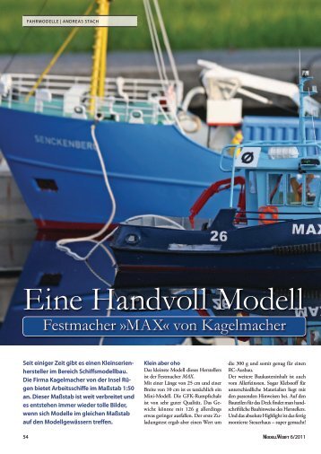 Testbericht aus Modellwerft