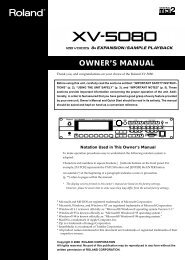 XV-5080 Manual - Roland