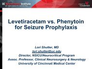 Levetiracetam vs. Phenytoin for Seizure Prophylaxis - Neurocritical ...