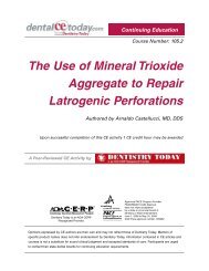The Use of Mineral Trioxide Aggregate to Repair ... - DentalCEToday