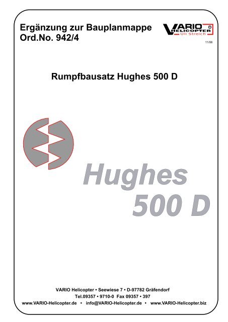 Hughes 500 D - Vario Helicopter