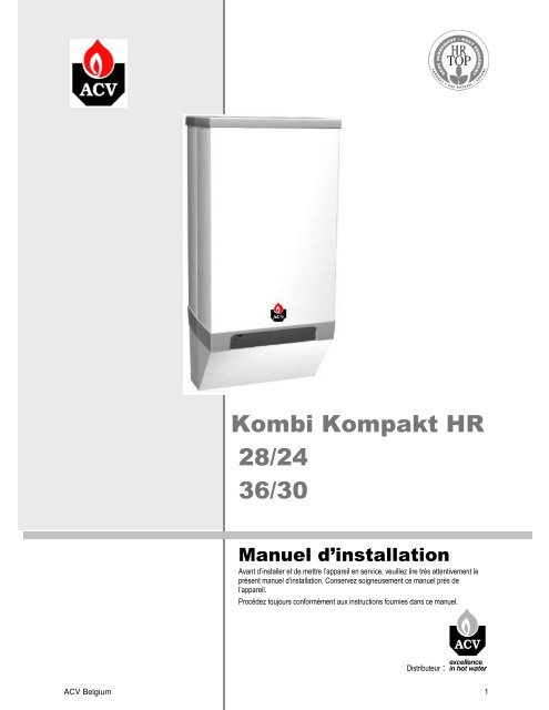 Kombi Kompakt HR 28/24 36/30 - ACV