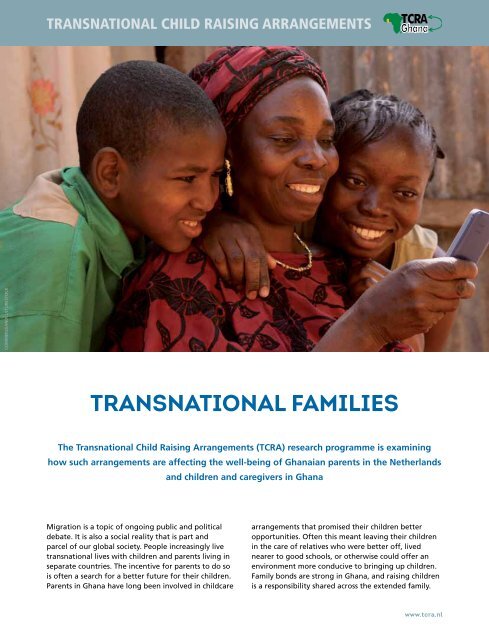 TRANSNATIONAL FAMILIES - Wereld in Woorden